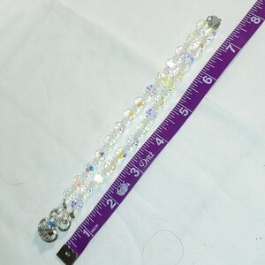 Double strand Crystal beaded bracelet